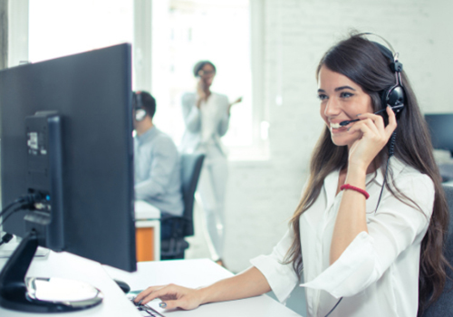 311 Agent with Headphones