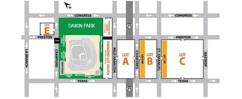 BTSF 2025 Parking Map