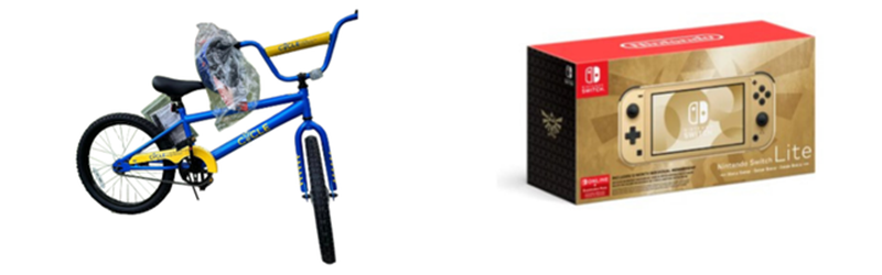 Bicycle and Nintendo Box