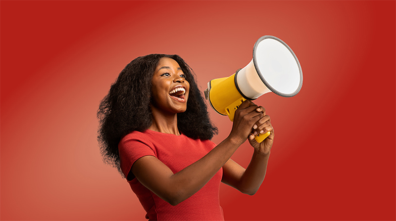 Lady with a Megaphone
