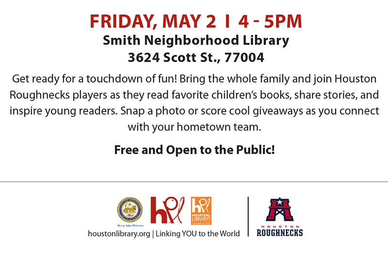 Text of Storytime with the Houston Roughnecks