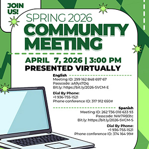 Virtual Community Meeting for April 7