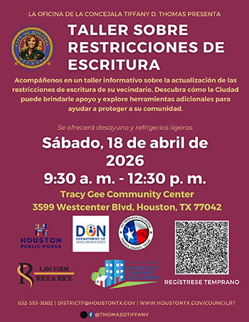 Deed Restrictions Workshop - Spanish
