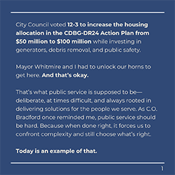 CDBG-DR24 Amendment Vote Statement 1