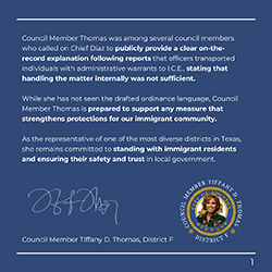 ICE Ordinance Statement 2