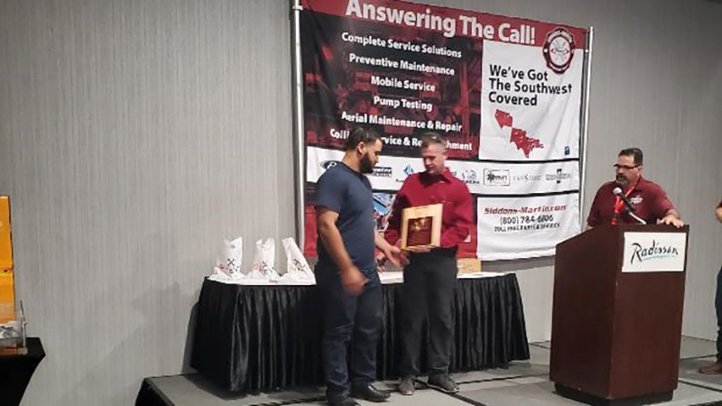 Grreg Miller Receives Award