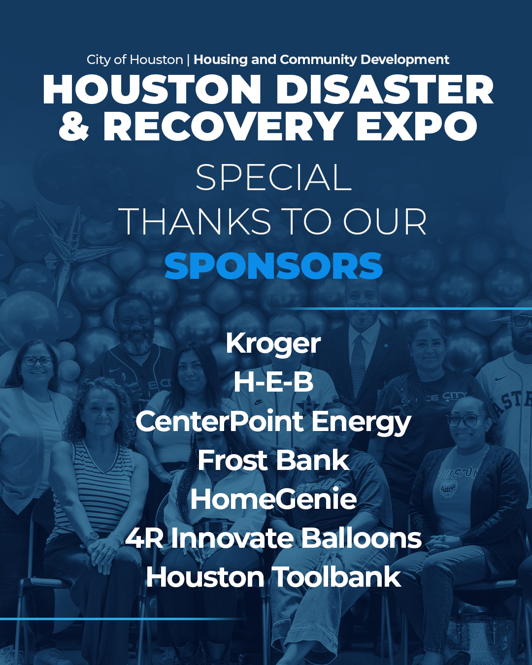 Thank you to our sponsors