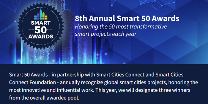 City's Open Finance Project Selected as Smart 50 Awardee
