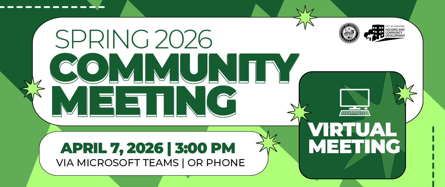 2026 Spring Community Meeting – Virtual