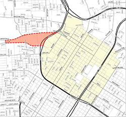 Map of Central Business District