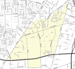 Map of NRG Park Area