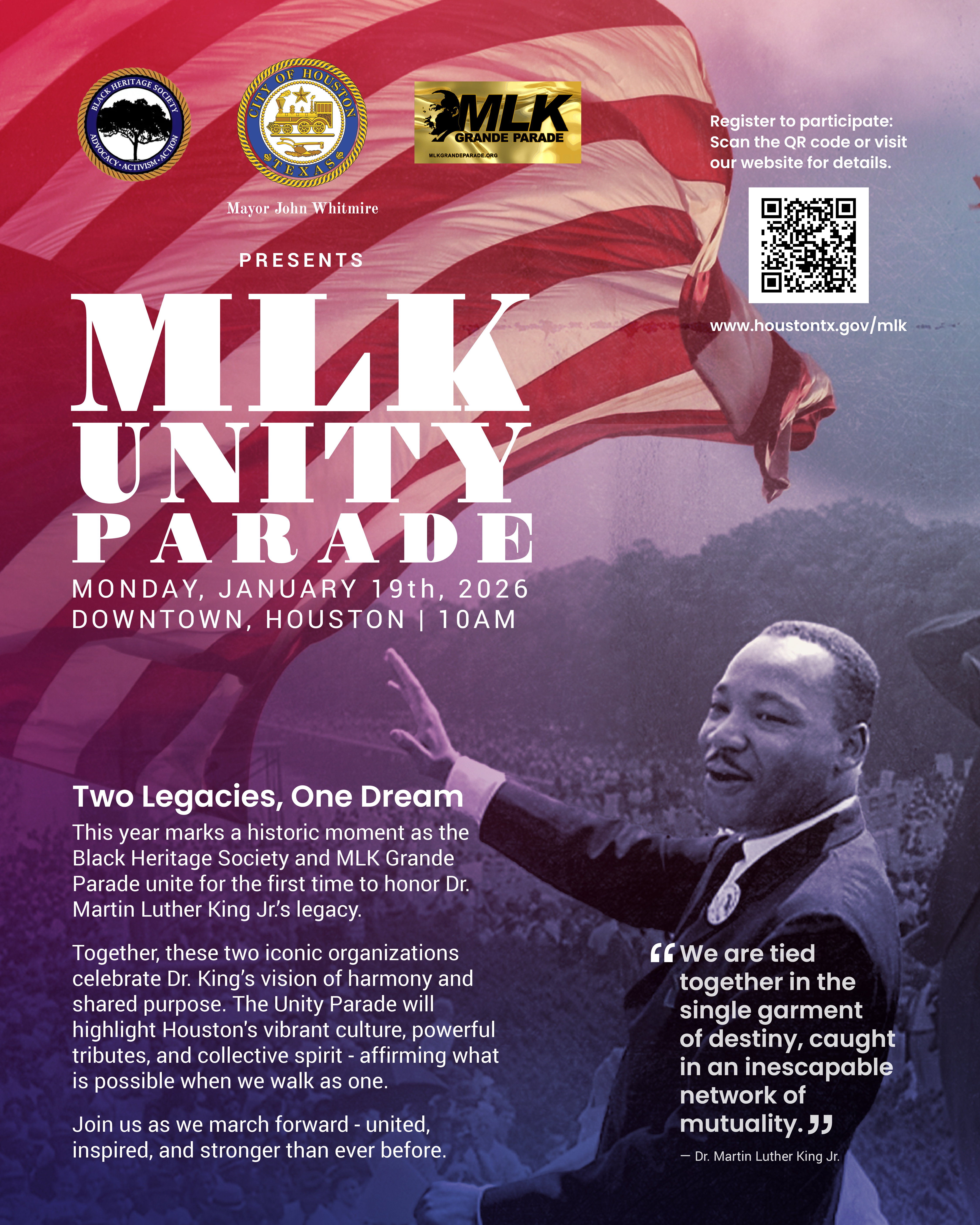 MLK Unity Parade Flyer