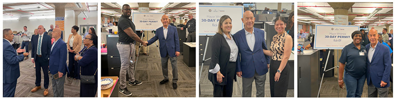 Permit Press Conference Photo Collage