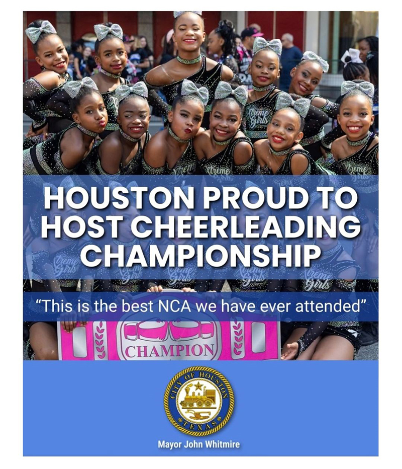 Houston Hosts Cheerleading Championship