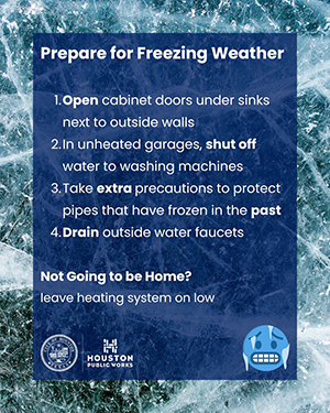 Prepare for Freezing Weather - English