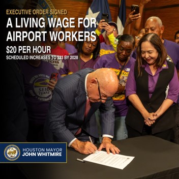 Living Wage for Airport Wokers Photo