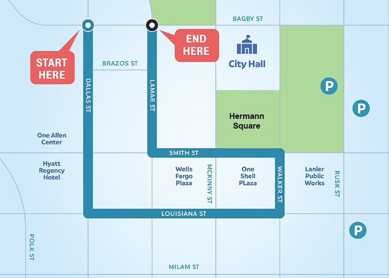 Veterans Day Parade Route