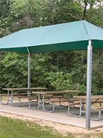 Creekside Canopies from Near