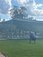 Nature Center Canopies from Afar