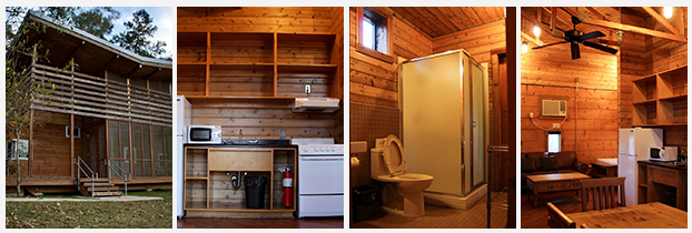 Lakeside Cabins Collage