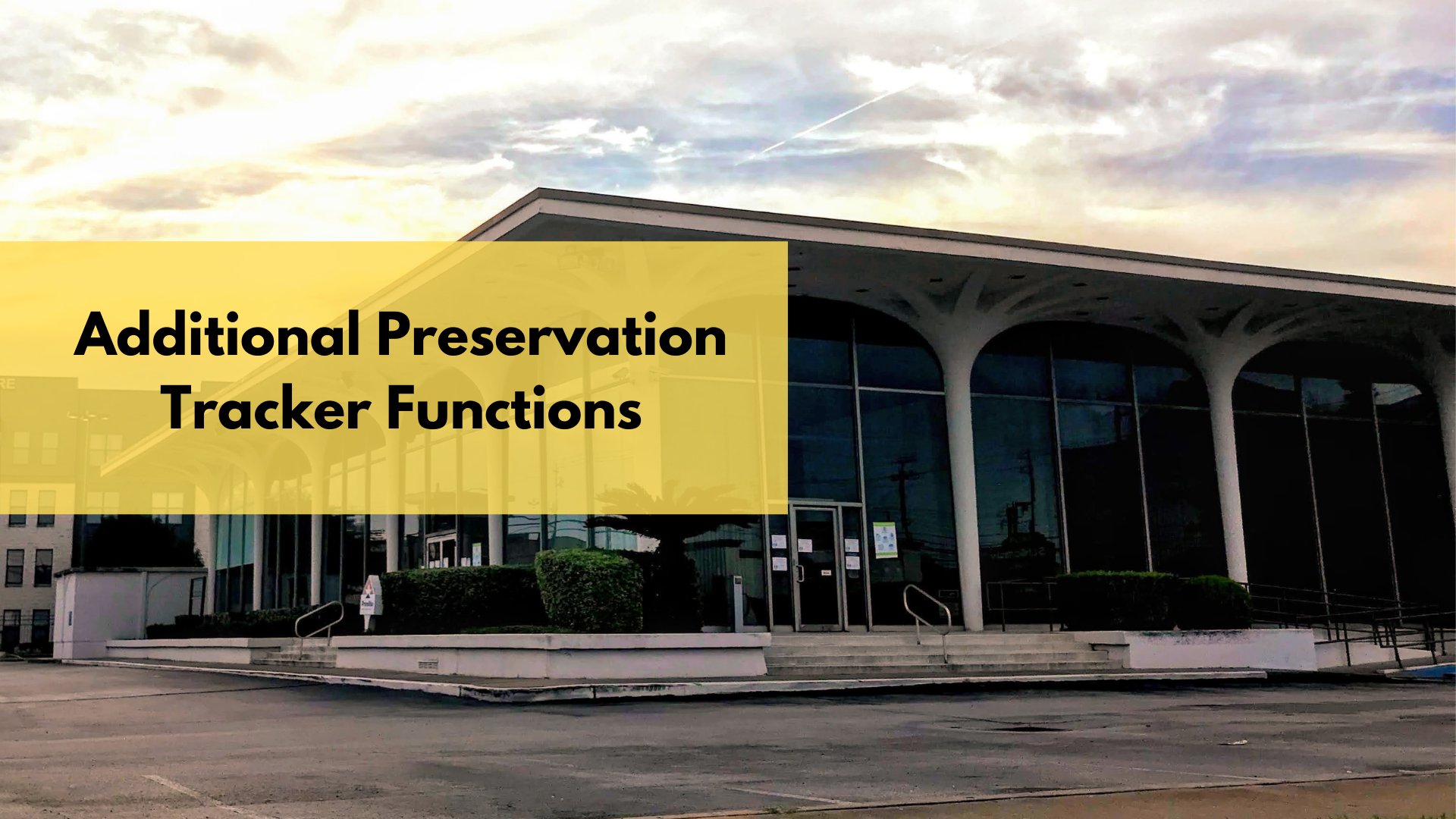 Houston Preservation Tracker