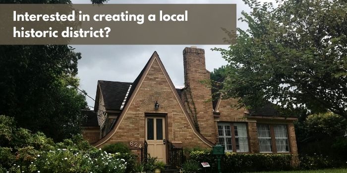 Create a Local Historic District