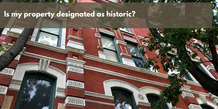 Is My Property Designated Historic