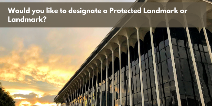 Designate a Protected Landmark