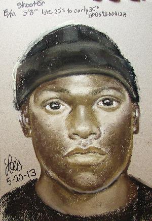 composite sketch of a wanted suspect