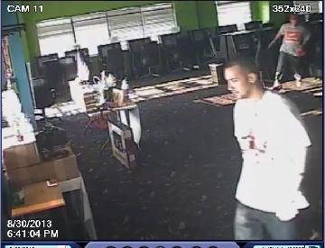 Surveillance photo of the unknown, wanted&nbsp;suspect