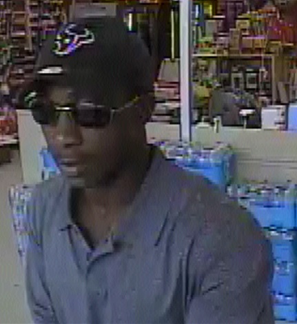 Surveillance photo of wanted suspect