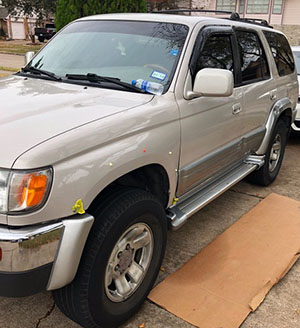 Victim's Missing Vehicle